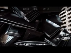 우레아 포름알데히드 수지 분말을 이용하여 주문 제작된 전사지와 작은 소스 접시