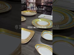 맞춤형 흰색 멜라민 식탁용품 고품질 멜라민 호텔용품