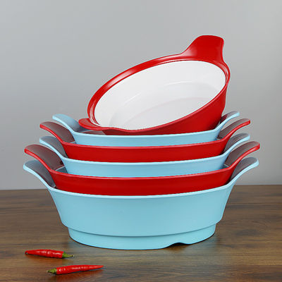 좋은 가격 레스토랑 / 구내 식당에서 두배 색 100% 멜라민 식기류 온라인으로