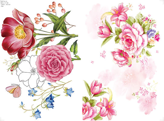 좋은 가격 멜라민 식기에 맞춤형 패턴을 적용할 수 있는 59*44CM 크기의 인쇄 데칼 용지 온라인으로