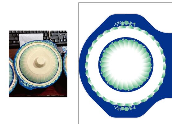 좋은 가격 주문 인쇄 된 열 저항 식품 등급 안전 샐러드 용품 제조를위한 멜라민 데칼 종이 온라인으로