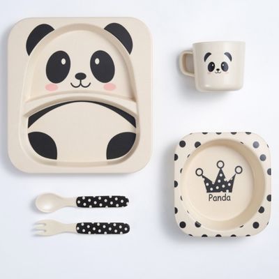 좋은 가격 가벼운 다중-컬러 대 섬유 사발 아이들의 식기류 세트 온라인으로