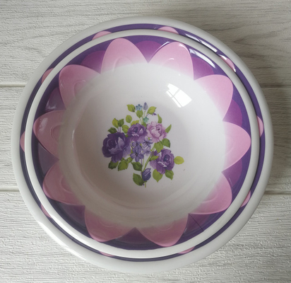 좋은 가격 High Grade 100% Melamine Dinner Plate Flower Design 온라인으로